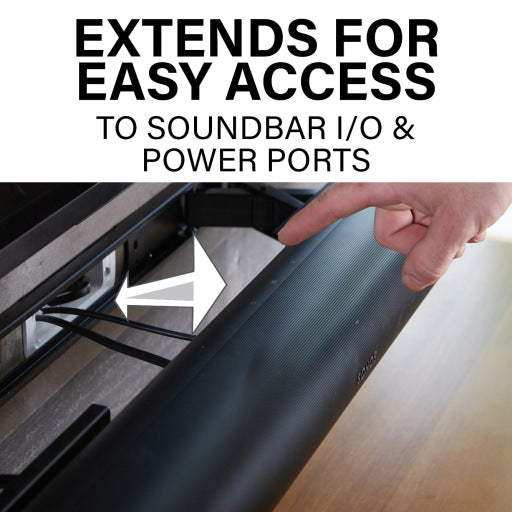 Extendable Soundbar Wall Mount Designed For Sonos Arc
