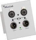 Muxlab 500558 - Dante 2-Channel XLR Wall-Plate