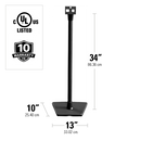 Sanus speaker stand for Sonos dimensions