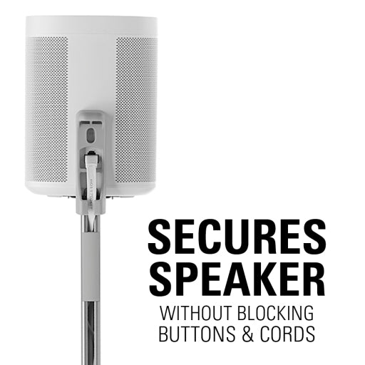 Sanus height adjustable speaker stands for Sonos secure mounting