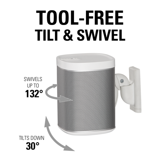 Swivel and tilt speaker wall mounts for Sonos - Pair