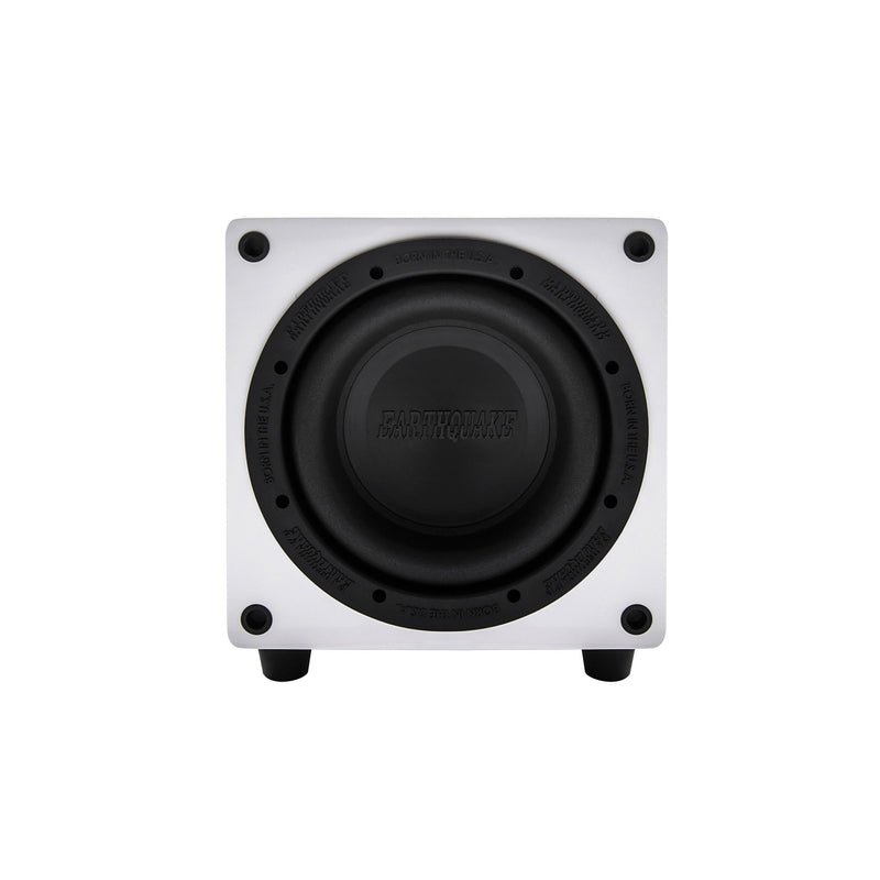 Earthquake MiniMe P8W subwoofer white front driver