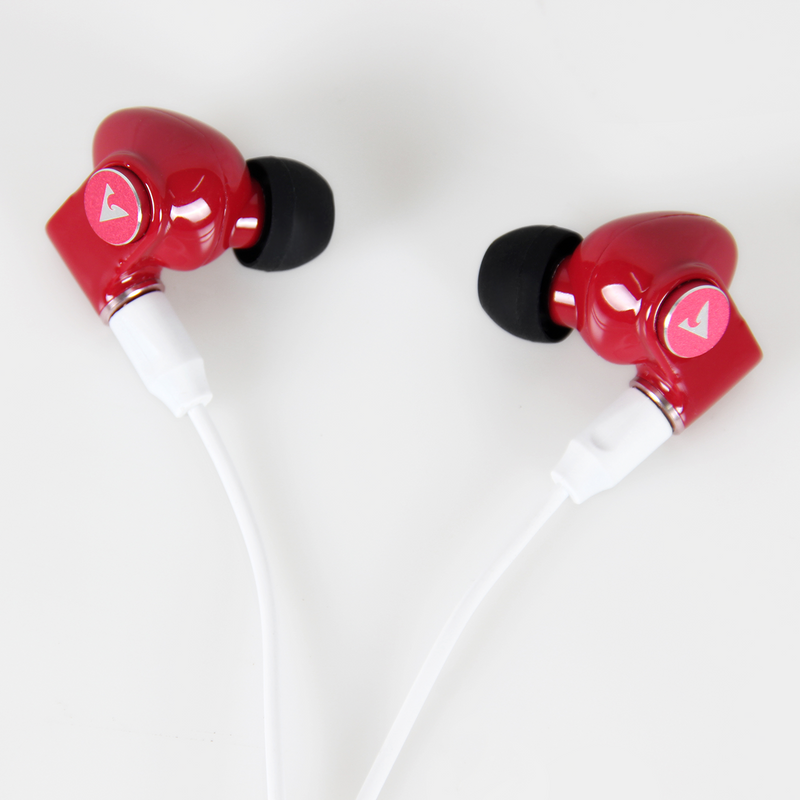 FS-HAL1 In Ear Monitors lightning connector red